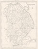 LINCOLNSHIRE. Lincs. Lewis 1835 old antique vintage map plan chart