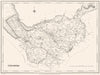 CHESHIRE. Cheshire. Lewis 1844 old antique vintage map plan chart
