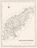 NORTHAMPTONSHIRE. Northants. Lewis 1844 old antique vintage map plan chart