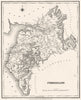 CUMBRIA. Cumbs. Lewis. Cumberland 1831 old antique vintage map plan chart