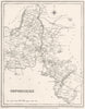 OXFORDSHIRE. Oxon. Lewis 1844 old antique vintage map plan chart