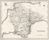 DEVON. Lewis. Devon 1844 old antique vintage map plan chart
