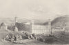ISRAEL. Palestine. 'Haram at Hebron'. (Bartlett) 1847 old antique print
