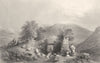 ISRAEL. Palestine. Church at Shiloh (ruins) . (Bartlett) 1847 old print