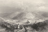 ISRAEL. Palestine. Solomon's Pools near Bethlehem. (Bartlett) 1847 old print