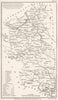 BUCKINGHAMSHIRE. Phillips. Small Copperplate Map. Hundreds Detailed 1808