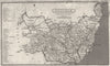 SUFFOLK. Capper. Not That Common.  1808 old antique vintage map plan chart
