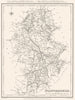 STAFFORDSHIRE. Staffs. Lewis 1831 old antique vintage map plan chart