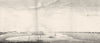 ARGENTINA. View of Port St. Julian from True Justice island (Anson) 1750 print