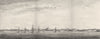 ARGENTINA. View of The Bay of St. Julian. Ships (Anson) 1750 old antique print
