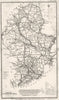STAFFORDSHIRE. Staffs. Phillips. Cooperplate Map. Hundreds Detailed 1808