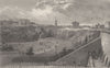 LIVERPOOL. St. James Cemetery. Liverpool. Looking North. (Pyne) 1831 old print