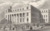 LIVERPOOL. Infirmary Brownlow St. Many figures. Allen. (Pyne) 1831 old print