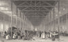 LIVERPOOL. The Interior of St John's Market. Liverpool. (Pyne) 1831 old print