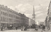 LIVERPOOL. Lord Street With St George's Church. (Pyne) 1831 old antique print