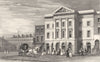 LIVERPOOL. Royal Amphitheatre. Liverpool. Horse coach. (Pyne) 1831 old print