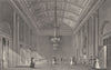 LIVERPOOL. Interior Ball- Room. Town Hall. Pyne. (Winkles) 1831 old print