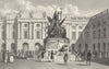 LIVERPOOL. Exchange Buildings and Nelson's Monument. (Pyne) 1831 old print