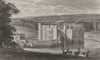 KENT. Leeds Castle, Kent 1828 old antique vintage print picture