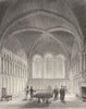 BRISTOL. Bristol Cathedral Chapter House. (Winkles) 1850 old antique print