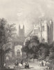KENT. Canterbury Cathedral East- End. (Winkles) 1836 old antique print picture