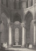 KENT. Canterbury Cathedral Becket's Crown. (Winkles) 1836 old antique print