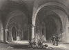 KENT. Canterbury Cathedral The Undercroft. (Winkles) 1836 old antique print