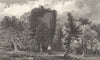 KENT. Rosamond's tower at Westenhanger house. Near Hythe. Allen 1833 old print