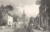 KENT. Minster. Isle of Thanet. Allen 1833 old antique vintage print picture