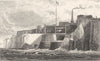KENT. The new baths. Margate. Allen 1833 old antique vintage print picture