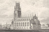 KENT. The New Church at Ramsgate. Allen 1833 old antique vintage print picture