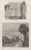 GERMANY. Augsburg; Ayr 1870 old antique vintage print picture