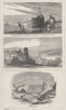 HAVRE. Grace- Tower Francis. Destroyed 1862; Heidelberg; Helena 1870 old print
