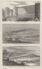 DEVON.Hyderabad-Ft;Ilfracombe,Capstone Hill;Inkerman-Valley remains village 1870
