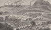 WALES. Merthyr- Tydvil 1870 old antique vintage print picture