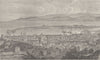 ITALY. Messina 1870 old antique vintage print picture