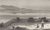 JAMAICA. Port Royal, Jamaica- from the Apostle's Battery 1870 old print