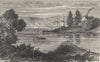 TOWNS. Sackville 1870 old antique vintage print picture