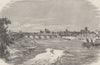HAUTE- GARONNE. Toulouse 1870 old antique vintage print picture