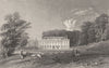 ESSEX. Weald Hall. (Bartlett/Wright) 1834 old antique vintage print picture