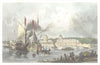 LONDON. Kent. Greenwich. Hand coloured (Dugdale) 1835 old antique print