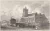 ESSEX. East Rayleigh Church. Horse & Cart. (Bartlett/Wright) 1834 old print