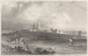 ESSEX. Harwich. Sea. Boats. (Bartlett/Wright) 1834 old antique print picture