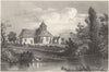 ESSEX. Little Maplestead Church. (Bartlett/Wright) 1834 old antique print