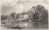 ESSEX. Rivenhall Place. Boat. (Bartlett/Wright) 1834 old antique print picture