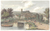 KENT. Hythe Canal Bridge. Hand coloured.  1832 old antique print picture