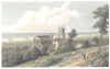 KENT. Hythe. Hand coloured. (Finden/Westall) 1830 old antique print picture