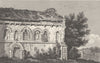 KENT. Barfristone Barfriston Church, Kent. Allen 1833 old antique print