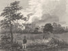 KENT. Source of the Medway. Sporting Magzine. Fishing scene 1834 old print