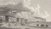 KENT. Dover from the Beach. Good Steel engraved view. (Westall) 1832 old print